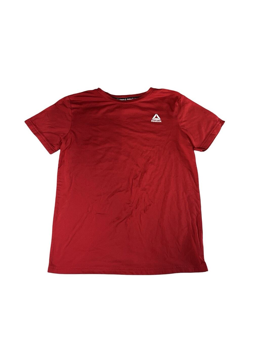 Reebok Boys XL 14/16 Red Short Sleeve Athletic Performance T-Shirt